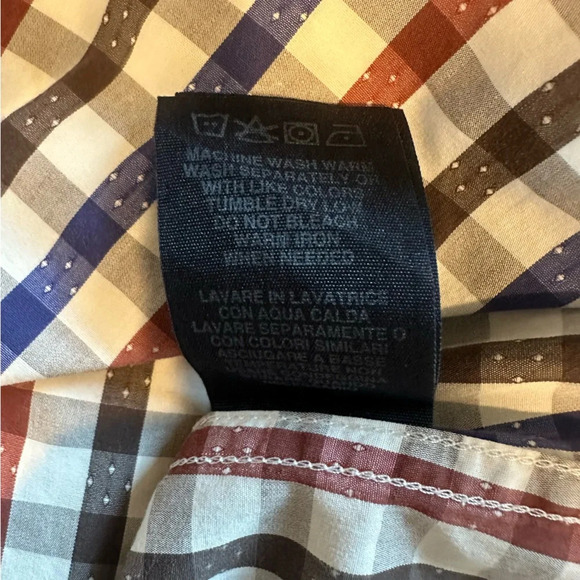 Robert Graham Modern Americana Men’s button down shirt size medium plaid - Picture 16 of 16